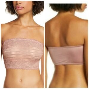 Free People Nude Rose Lace Bandeau